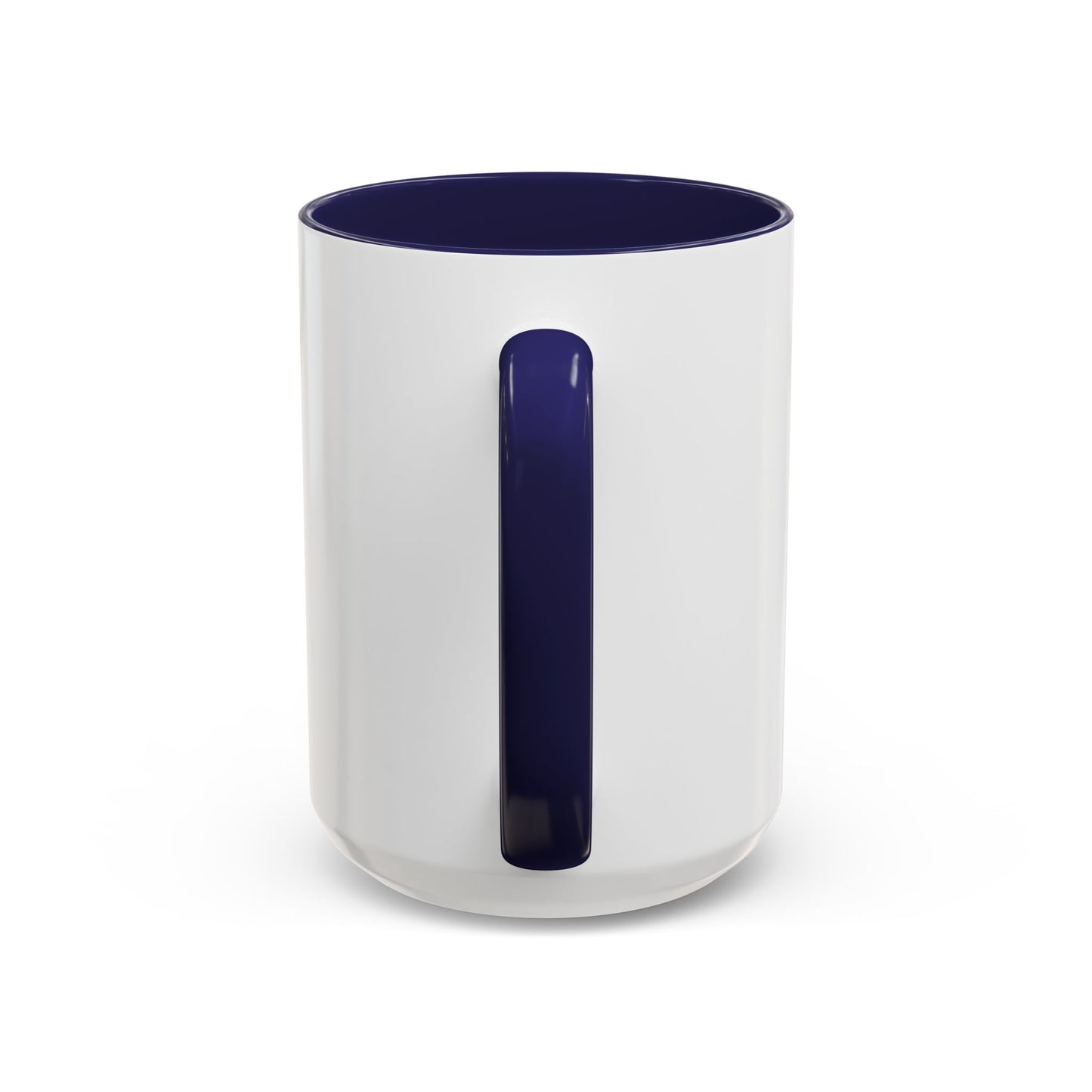 Stylish Modern Coffee Mug, Perfect for Office Use, Personalized Gift, Navy Blue Design, 11oz 15oz Option, Coffee Lovers Delight