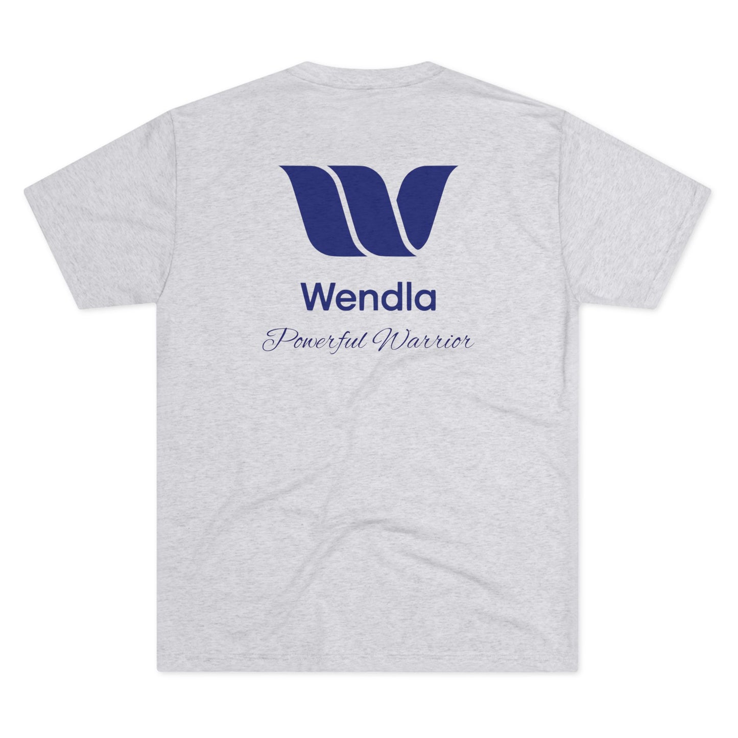 Unisex Tri-Blend Crew Tee - Powerful Warrior Graphic T-Shirt, Motivational Gift, Casual Wear, Inspirational Apparel, Everyday Comfort