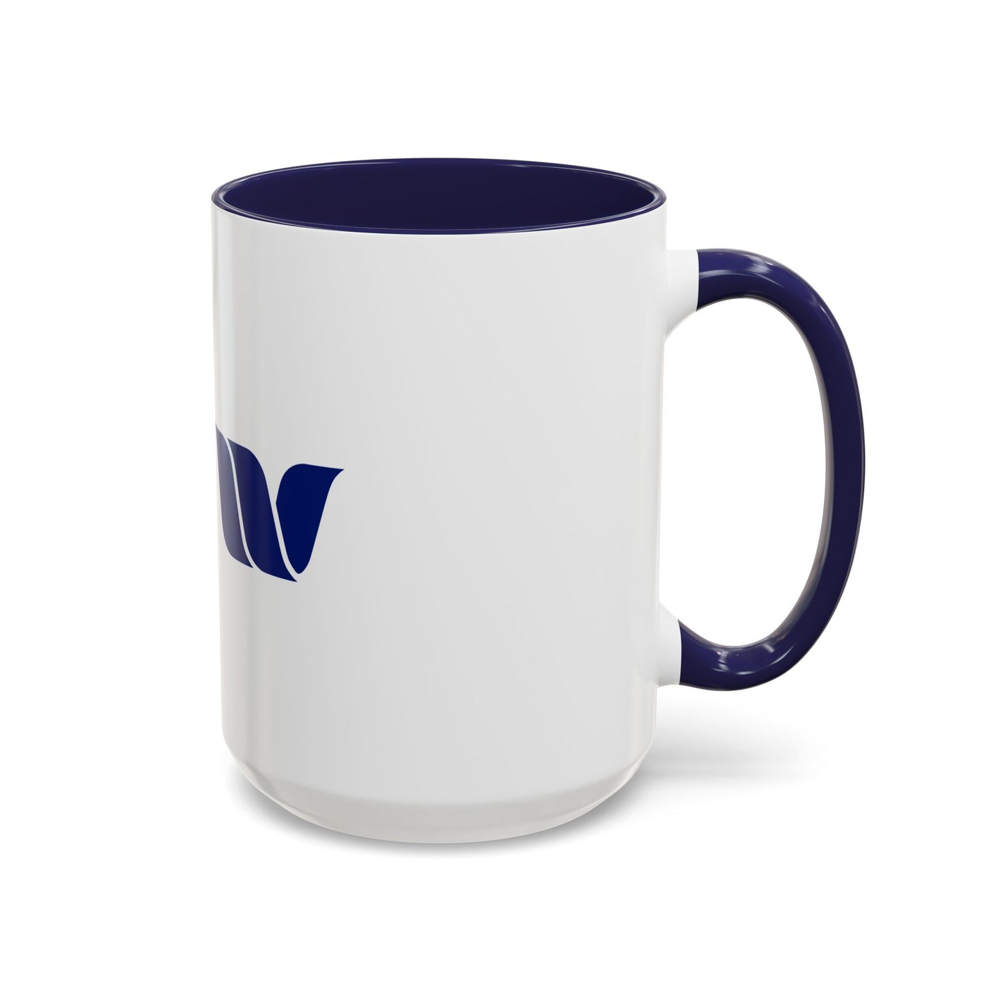 Stylish Modern Coffee Mug, Perfect for Office Use, Personalized Gift, Navy Blue Design, 11oz 15oz Option, Coffee Lovers Delight